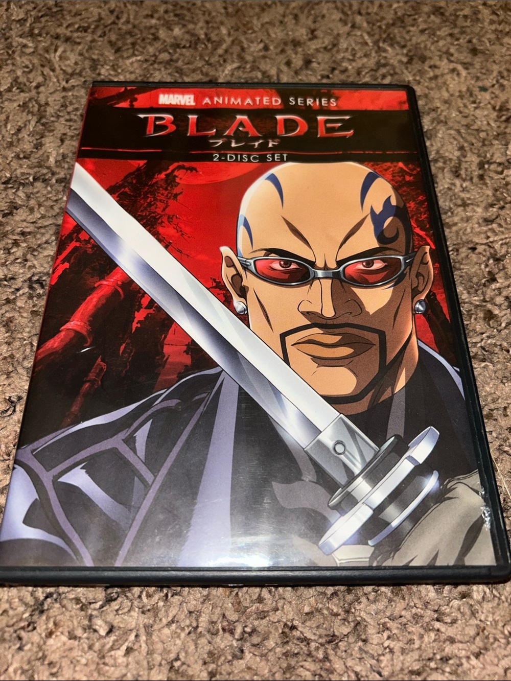 Marvel Blade Animated Series 2 Disc Set DVD Not Rated Anime Action